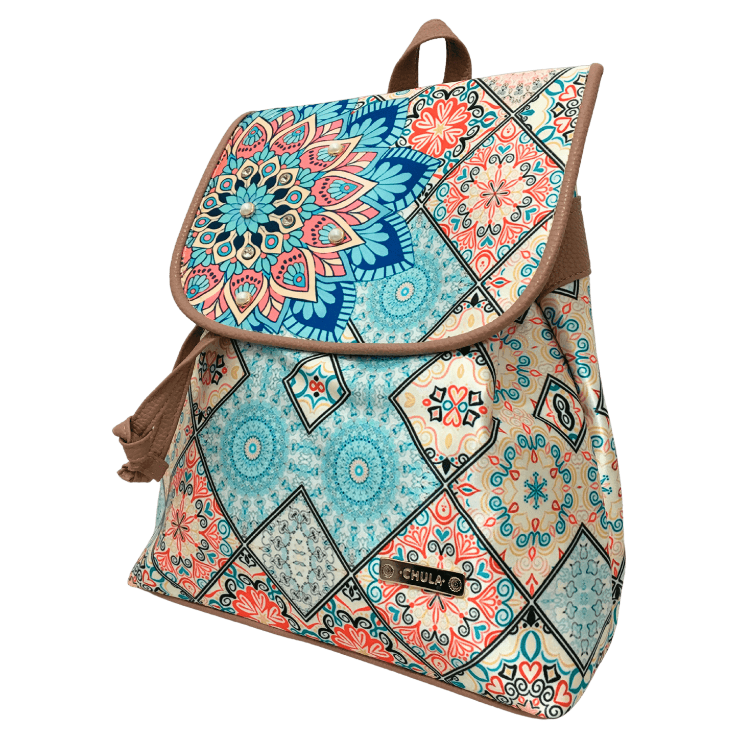 Backpack Celine Turquoise Mandala