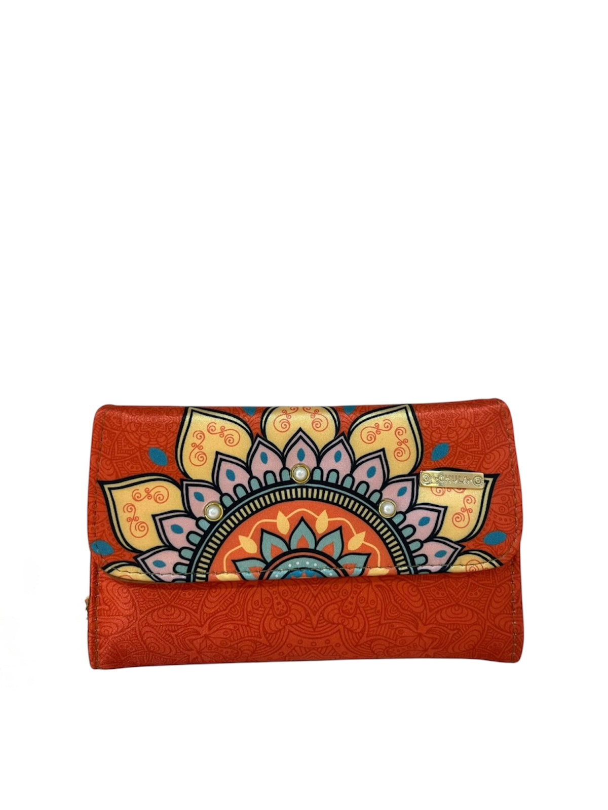 Billetera Marie Mandala Orange