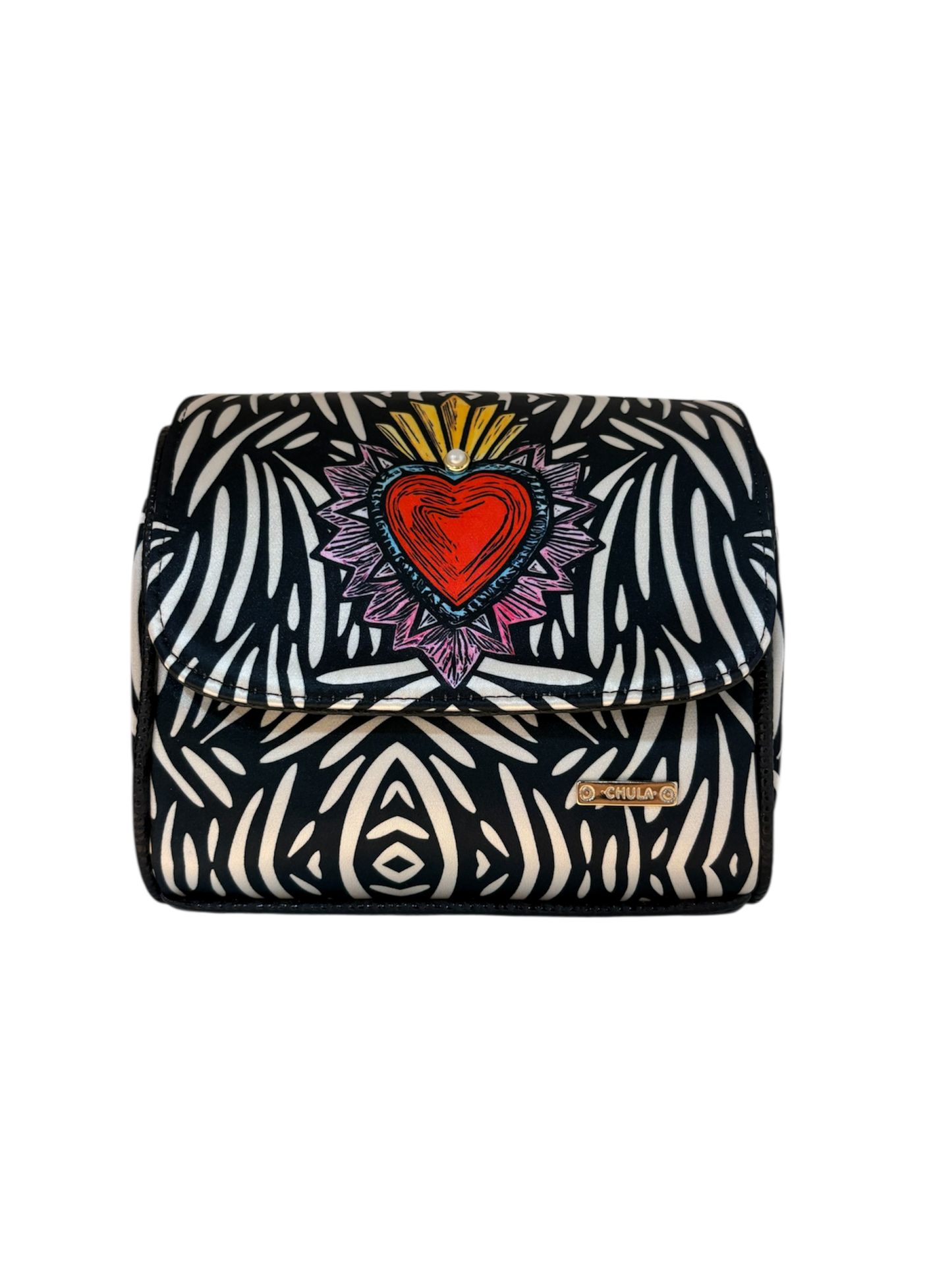 Mini Baúl Corazón de Zebra