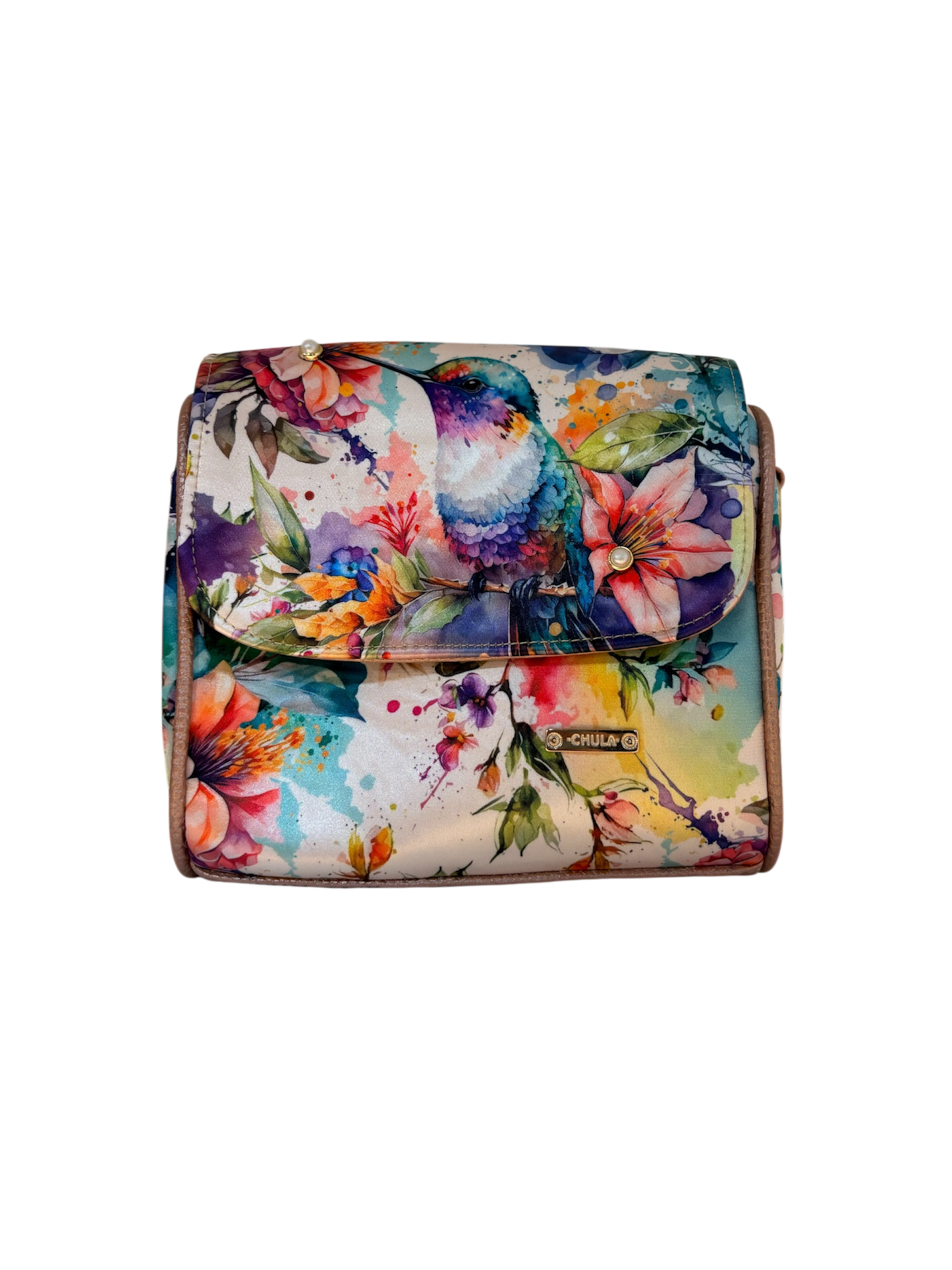 Mini Baúl Colibrí Floral