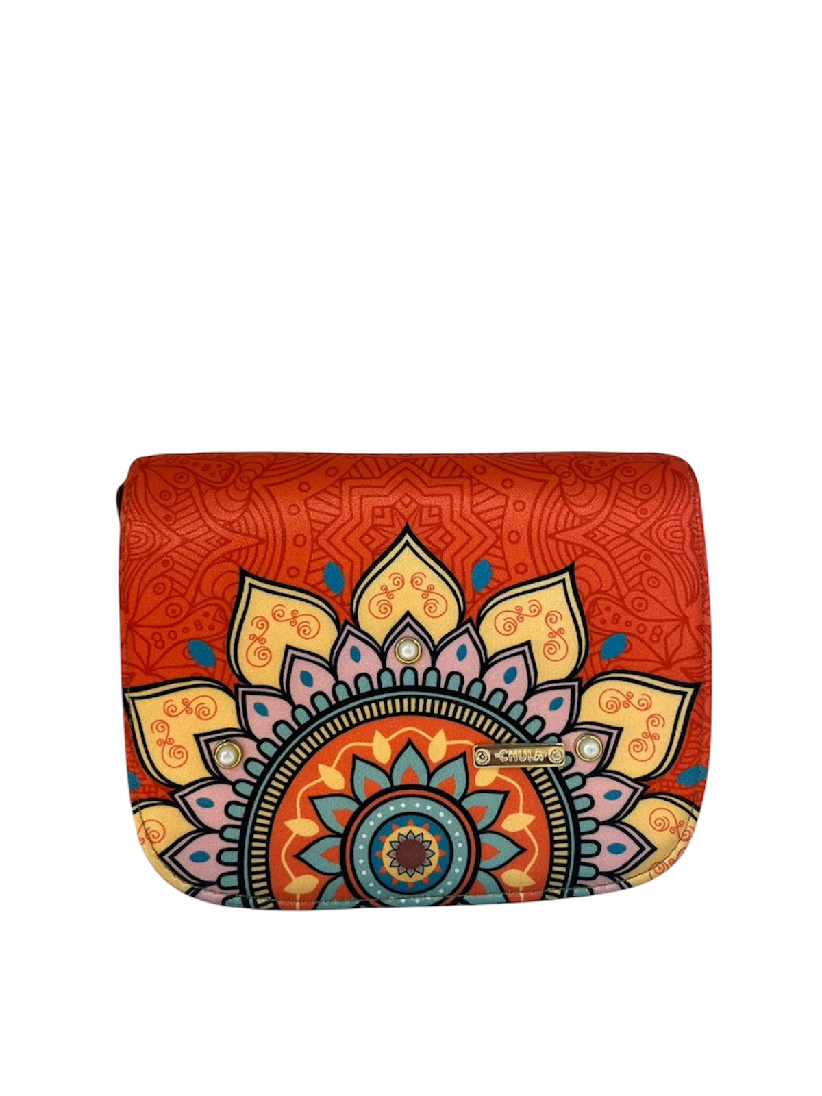 Cartera Julie Mandala Orange