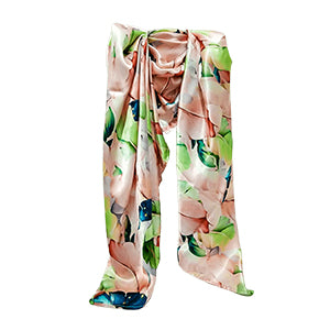 Pashmina Pink Leaves