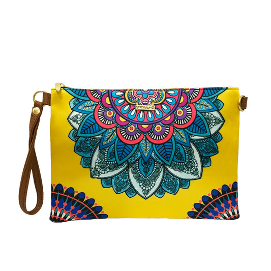 Clutch Yellow Mandala