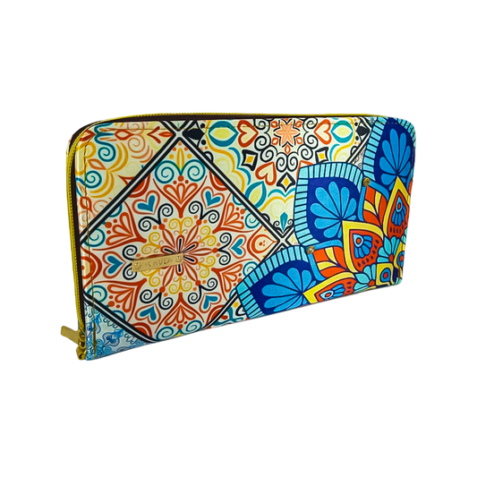 Billetera Maxi Turquoise Mandala