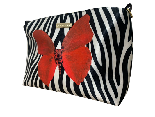 Suzy Zebra Red Butterfly