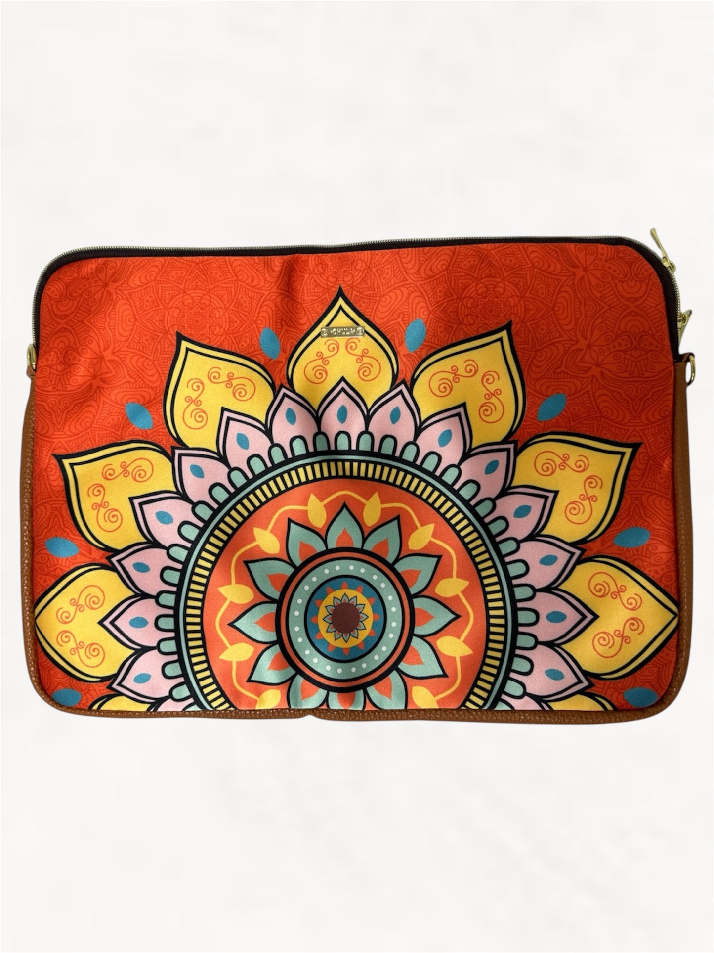 Funda Laptop Mandala Orange