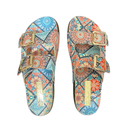 Comfy 2 Hebillas Mandala Turquesa