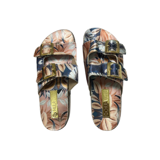 Comfy 2 Hebillas Hojas Crema