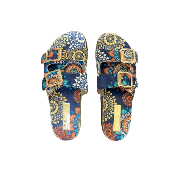 Comfy 2 Hebillas Mandala Flores