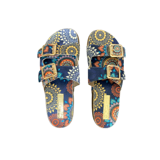 Comfy 2 Hebillas Mandala Flores