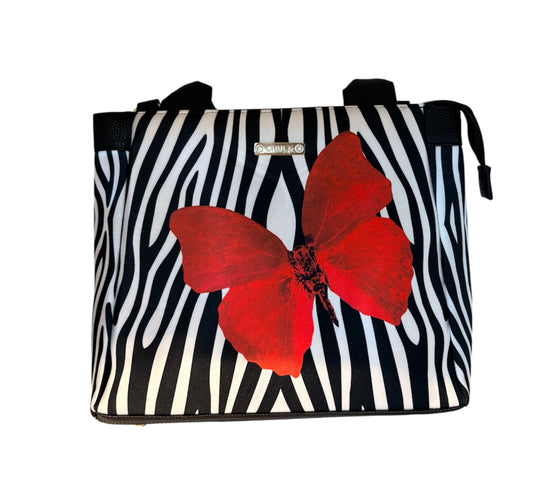 Angie Zebra Mariposa Roja