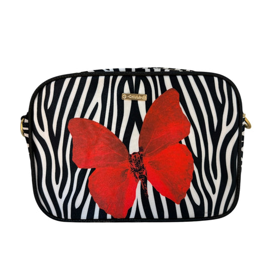 Bandolera Mia Zebra Mariposa Roja