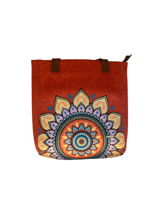 Tote Opal Mandala Orange