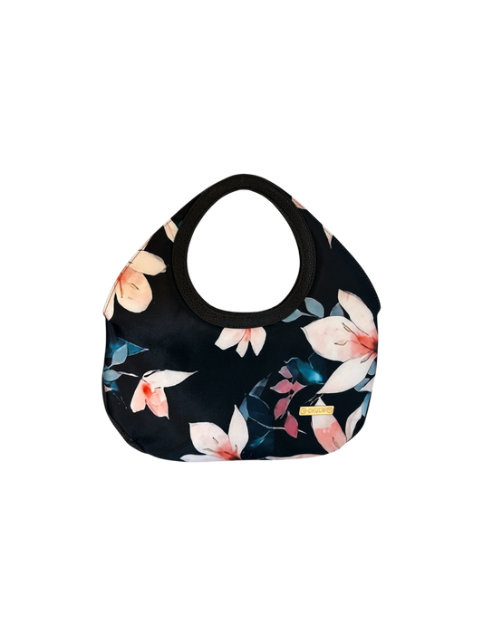 Mini Nicole Flor Negro Beige