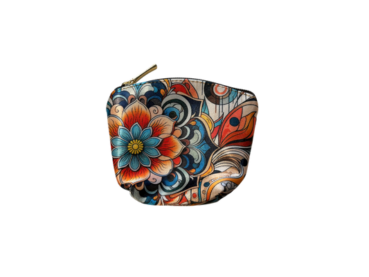 Mini Monedero Flor Exótica