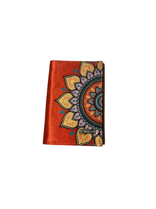 Portapasaporte Mandala Orange