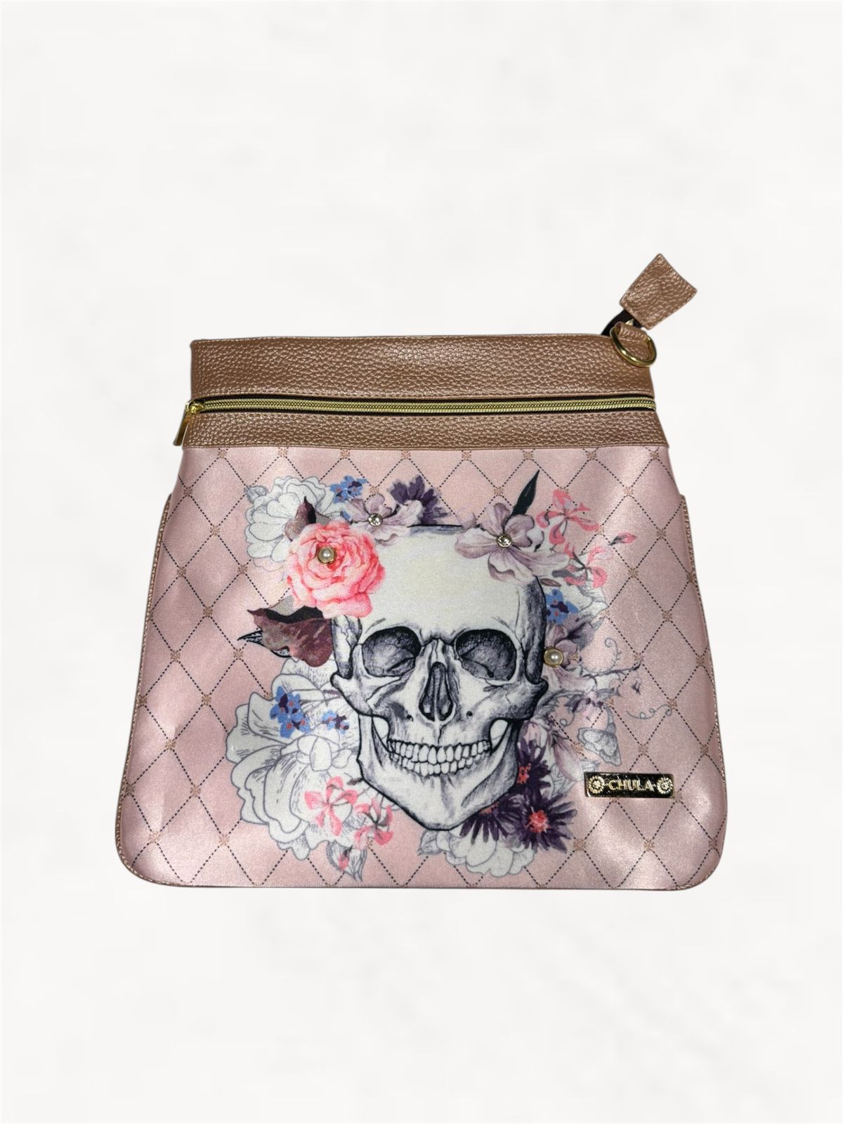 Bandolera Lia Skulls Flower