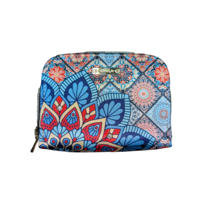 Billetera Jenny Mandala Turquesa