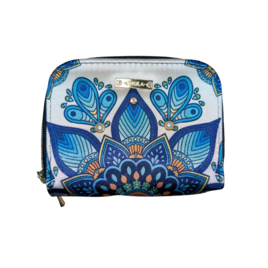 Billetera Jenny Mandala Azul Real