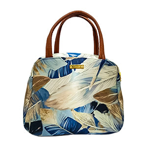 Milly Blue Cream Leaves