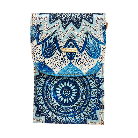 Portacelular Amelie Blue Mandala