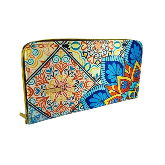 Billetera Maxi Turquoise Mandala
