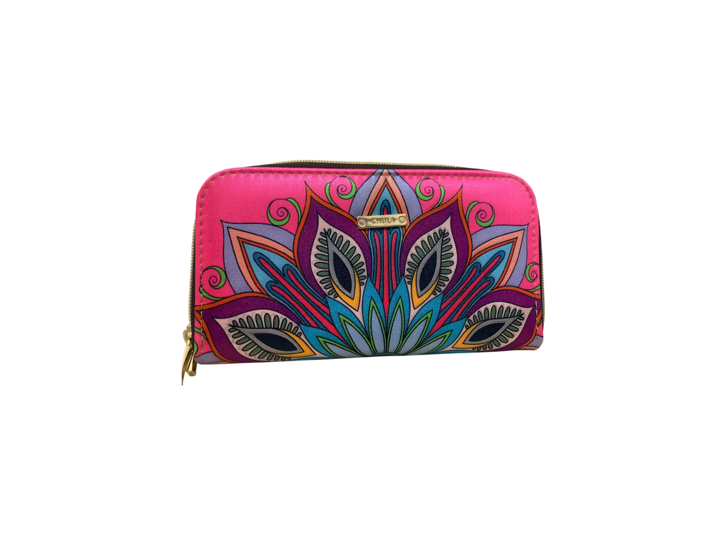 Billetera Doble Cierre Mandala Pattern