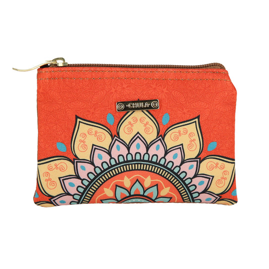 Tarjetero Mandala Naranja